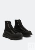 Ботинки ALEXANDER MCQUEEN Tread Slick boots, черный 611706W4L321000 | Black фото 4
