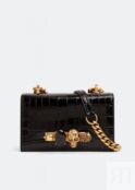 Сумка кросс-боди ALEXANDER MCQUEEN Mini jewelled satchel, черный 6531341HB0T1001 | Black фото 1