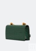 Сумка кросс-боди ALEXANDER MCQUEEN Mini jewelled satchel, зеленый 6531341HB003120 | Green фото 4