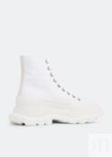 Ботинки ALEXANDER MCQUEEN Tread Slick boots, белый 611706W4MV29000 | White фото 3