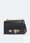 Сумка кросс-боди ALEXANDER MCQUEEN Mini jewelled satchel, черный 6531341HB0Y1001 | Black фото 1