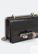 Сумка кросс-боди ALEXANDER MCQUEEN Mini jewelled satchel, черный 6531341HB0Y1001 | Black фото 2