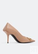 Туфли BALENCIAGA Square Knife pumps, бежевый 636635WAWNC9180 | Beige фото 3