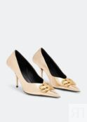 Туфли BALENCIAGA Square Knife pumps, золотой