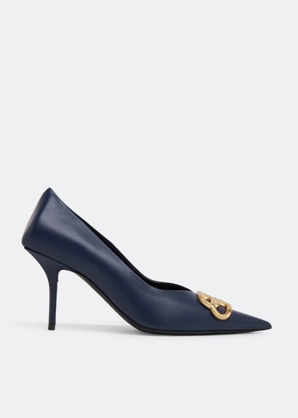 Туфли BALENCIAGA Square Knife pumps, синий 636635WAWNC4080 | Blue фото 1