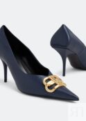 Туфли BALENCIAGA Square Knife pumps, синий 636635WAWNC4080 | Blue фото 2