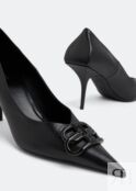 Туфли BALENCIAGA Square Knife BB pumps, черный 636635WBBI21000 | Black фото 2