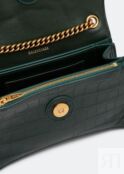 Сумка кросс-боди BALENCIAGA Crush XS chain bag, зеленый