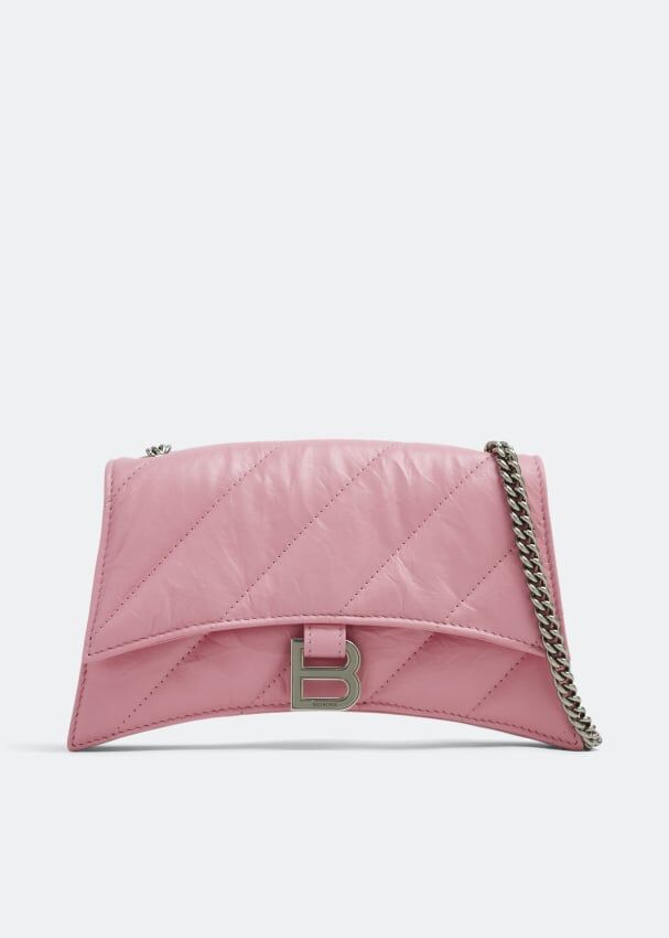 Сумка кросс-боди BALENCIAGA Crush XS chain bag, розовый 736016210J05812 | Pink фото 1