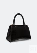 Сумка BALENCIAGA Hourglass S top handle, черный 5935461LRGM1000 | Black фото 2