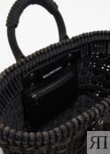 Сумка-тоут BALENCIAGA Bistro Basket XS bag, черный