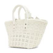 Сумка-тоут BALENCIAGA Bistro Basket XS bag, белый