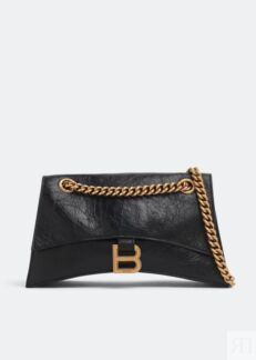 Сумка BALENCIAGA Crush small chain bag, черный