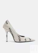 Туфли BALENCIAGA Square Knife BB pumps, серебряный 719769WBC528310 | Silver фото 1