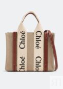 Сумка-тоут CHLOÉ Woody small tote bag, бежевый CHC22AS397I26-90U | Beige фото 1