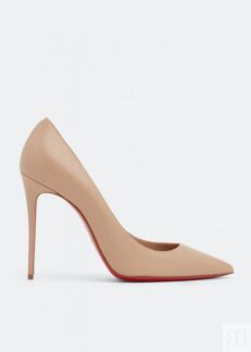 Туфли CHRISTIAN LOUBOUTIN Kate 100 pumps, бежевый