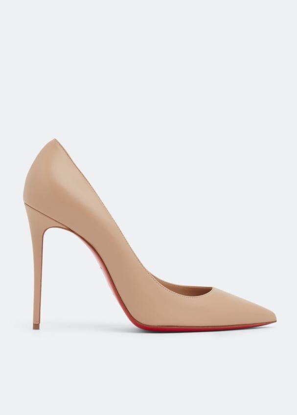 Туфли CHRISTIAN LOUBOUTIN Kate 100 pumps, бежевый 1210663N247 | Beige фото 1