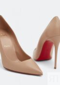 Туфли CHRISTIAN LOUBOUTIN Kate 100 pumps, бежевый 1210663N247 | Beige фото 3