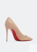 Туфли CHRISTIAN LOUBOUTIN Kate 100 pumps, бежевый 1210663N247 | Beige фото 4