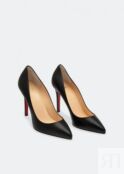 Туфли CHRISTIAN LOUBOUTIN Pigalle 100 pumps, черный 3160520BK01 | Black фото 2