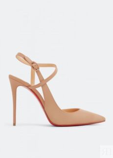 Туфли CHRISTIAN LOUBOUTIN Jenlove 100 pumps, бежевый