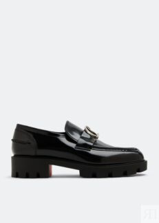 Лоферы CHRISTIAN LOUBOUTIN CL Moc loafers, черный