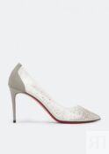 Туфли CHRISTIAN LOUBOUTIN Degrastrass 85 pumps , серебряный 1220712S281 | Silver фото 1