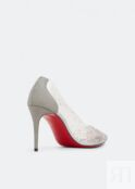 Туфли CHRISTIAN LOUBOUTIN Degrastrass 85 pumps , серебряный 1220712S281 | Silver фото 4