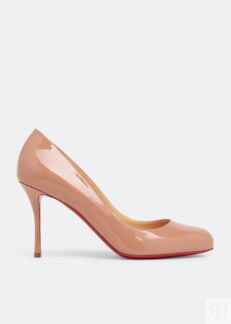 Туфли CHRISTIAN LOUBOUTIN Dolly 85 pumps, бежевый