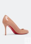 Туфли CHRISTIAN LOUBOUTIN Dolly 85 pumps, бежевый 3221279PK1A | Beige фото 4