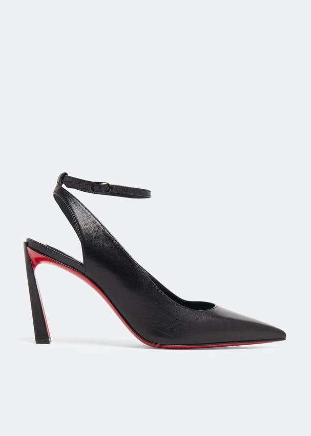 Туфли CHRISTIAN LOUBOUTIN Condora sling pumps, черный 1230617B439 | Black фото 1