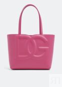 Сумка-тоут DOLCE&GABBANA Logo small shopper, розовый BB7337AW57680441 | Pink фото 1