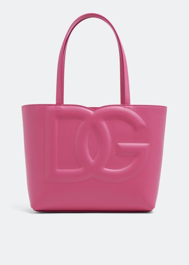 Сумка-тоут DOLCE&GABBANA Logo small shopper, розовый BB7337AW57680441 | Pink фото 1