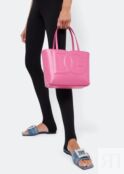 Сумка-тоут DOLCE&GABBANA Logo small shopper, розовый BB7337AW57680441 | Pink фото 2