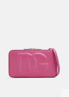 Сумка кросс-боди DOLCE&GABBANA Small DG logo camera bag, розовый