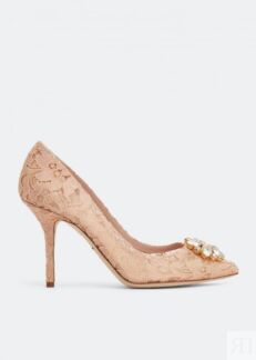 Туфли DOLCE&GABBANA Bellucci pumps, розовый