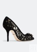 Туфли DOLCE&GABBANA Bellucci pumps, черный CD0101AL19880999 | Black фото 4