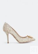 Туфли DOLCE&GABBANA Bellucci pumps, белый CD0101AL19880005 | White фото 1