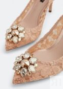 Туфли DOLCE&GABBANA Bellucci pumps, розовый CD0066AL19880240 | Pink фото 3