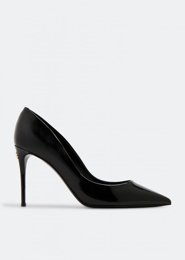 Туфли DOLCE&GABBANA Patent leather pumps, черный CD1657A147180999 | Black фото 1