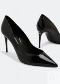 Туфли DOLCE&GABBANA Patent leather pumps, черный CD1657A147180999 | Black фото 3