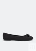 Балетки FERRAGAMO Vara bow ballet flats, черный