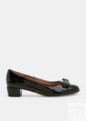 Туфли FERRAGAMO Vara bow pumps, черный 01B221-591963 | Black фото 1