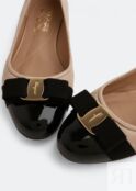 Балетки FERRAGAMO Varina ballet flats, черный