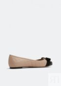 Балетки FERRAGAMO Varina ballet flats, черный