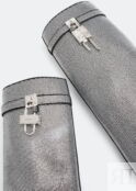 Ботинки GIVENCHY Shark Lock pant boots, серебряный BE702EE1LU040 | Silver фото 2