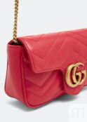 Сумка кросс-боди GUCCI GG Marmont super mini bag, красный 476433DTDHT6832 | Red фото 2