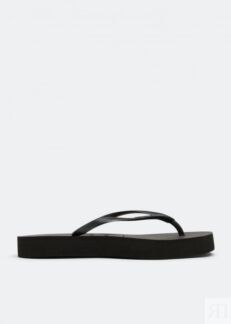 Шлепанцы HAVAIANAS Slim flatform flip flops, черный