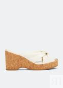 Мюли JIMMY CHOO Avenue Wedge 95 mules, белый