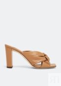 Мюли JIMMY CHOO Avenue 85 mules, коричневый J000162308 | Brown фото 1